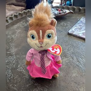 Ty 2001 Beanie Babies Alvin and the Chipmunks The Sequel - BRITTANY - with tags